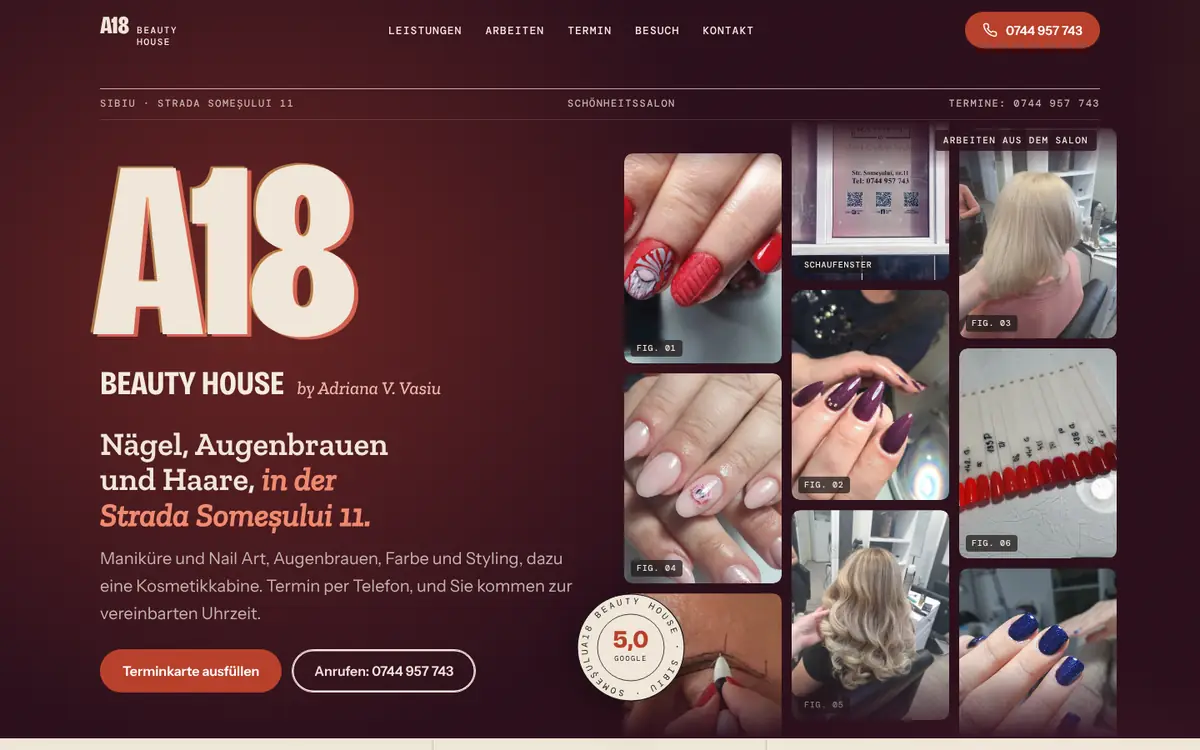 A18 Beauty House am Desktop
