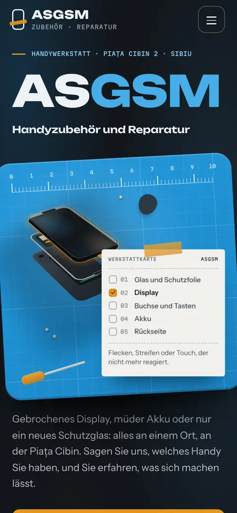 ASGSM auf dem Handy
