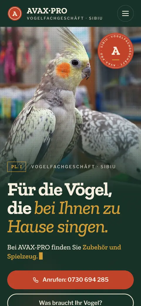 AVAX-PRO auf dem Handy