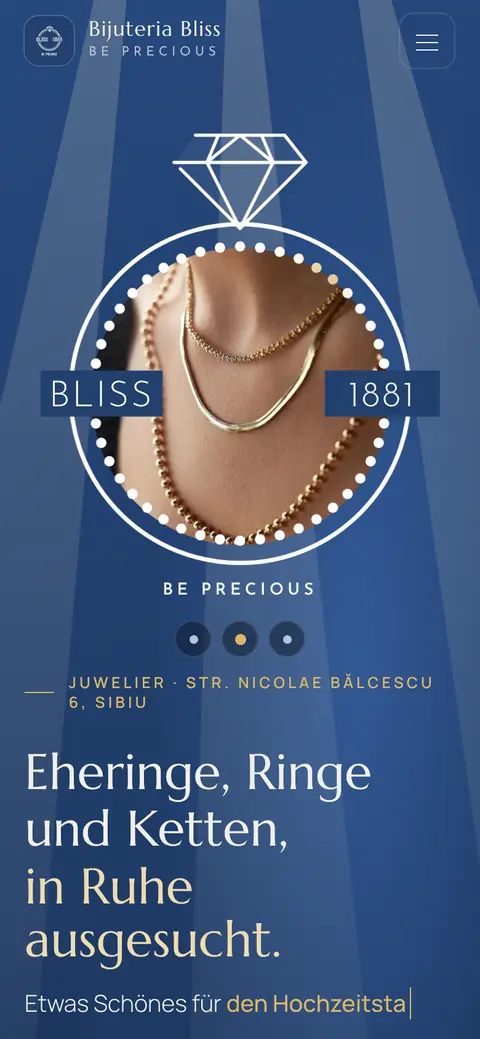 Bijuteria Bliss auf dem Handy