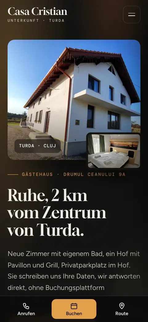Casa Cristian auf dem Handy