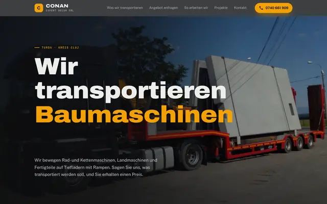 Website von Conan Expert Decor