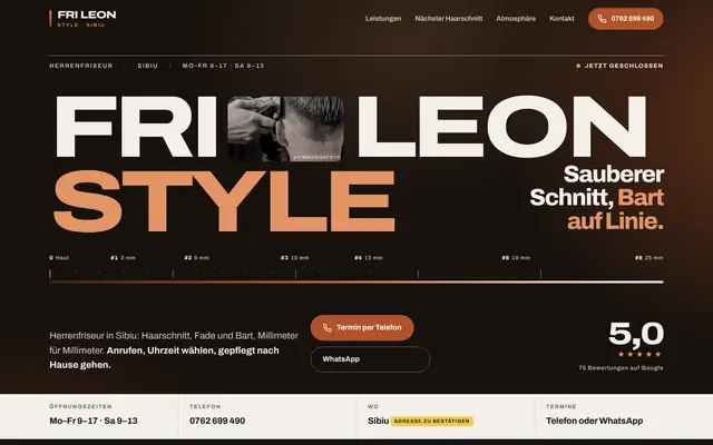 Website von Fri leon Style
