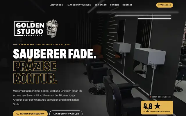 Website von Golden Studio