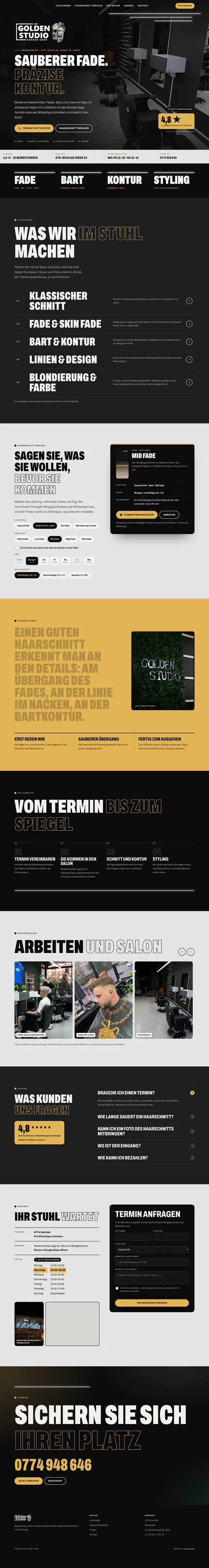 Ganze Seite von Golden Studio, Desktop