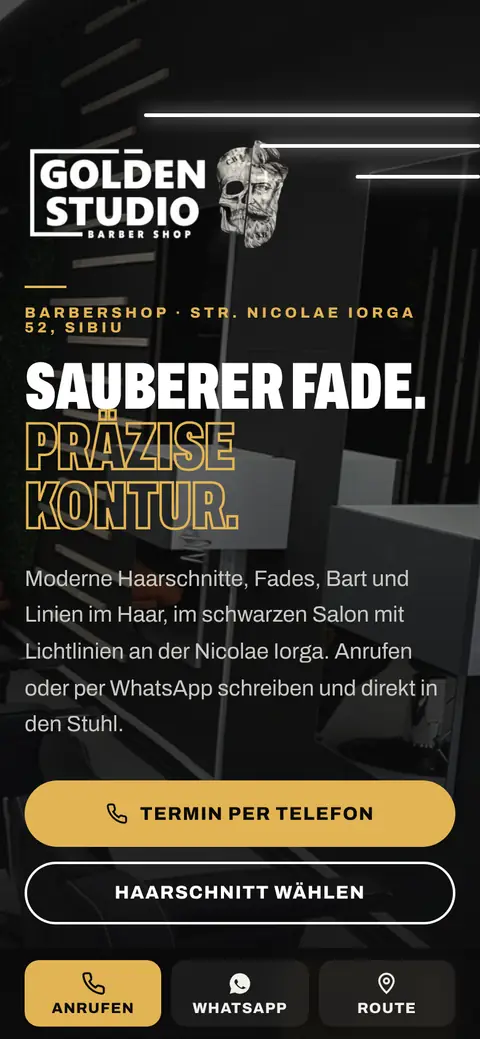 Golden Studio auf dem Handy