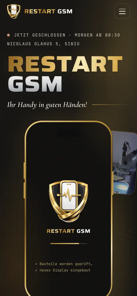 Restart GSM auf dem Handy