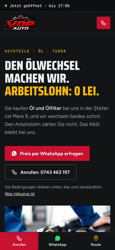 VDP Auto auf dem Handy
