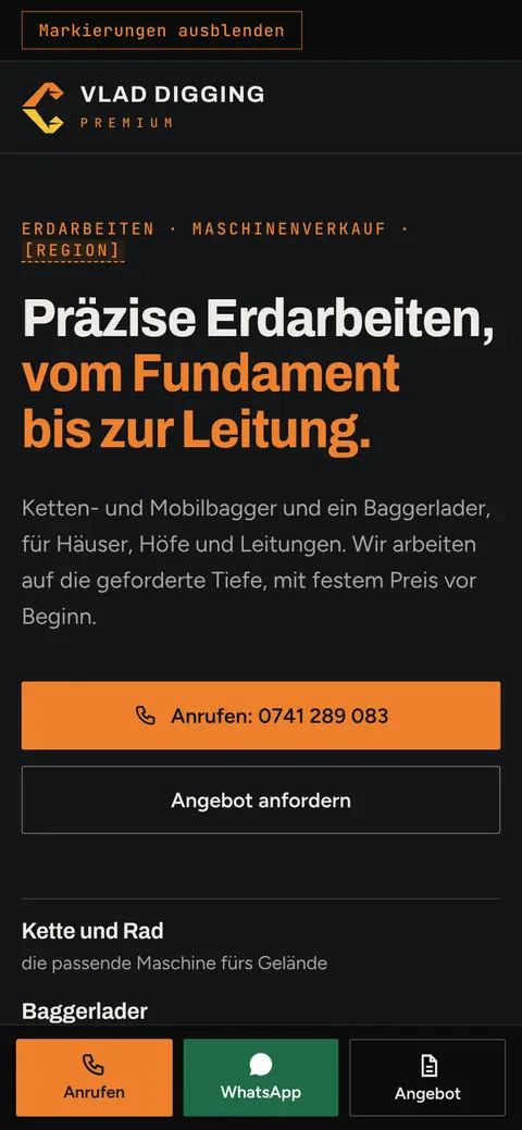 Vlad Digging Premium auf dem Handy